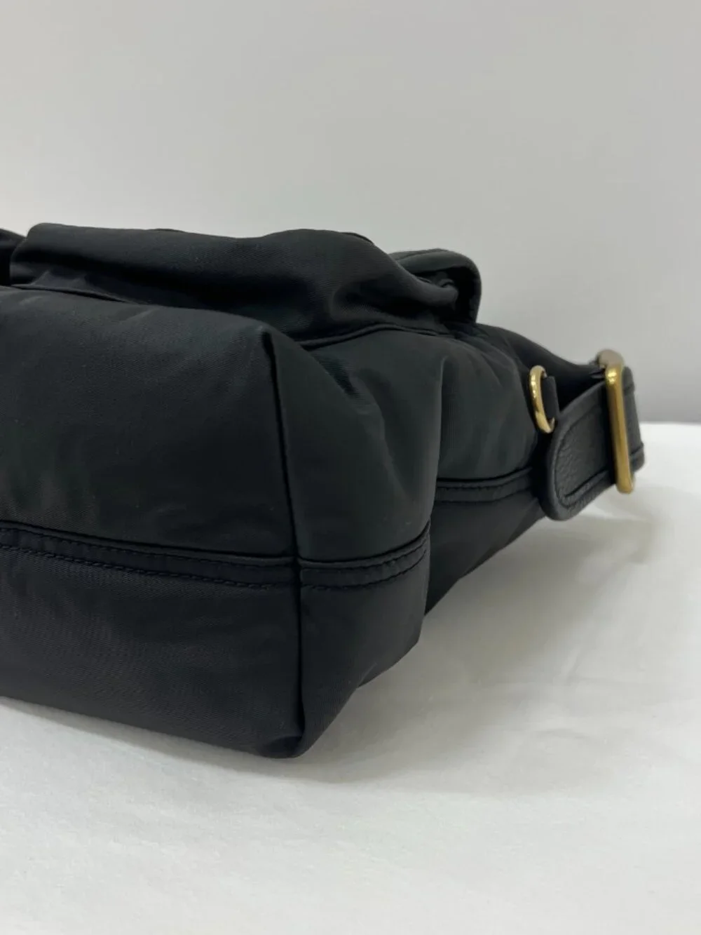 Coach Black Nylon Cargo Shoulder Bag in Style 3135